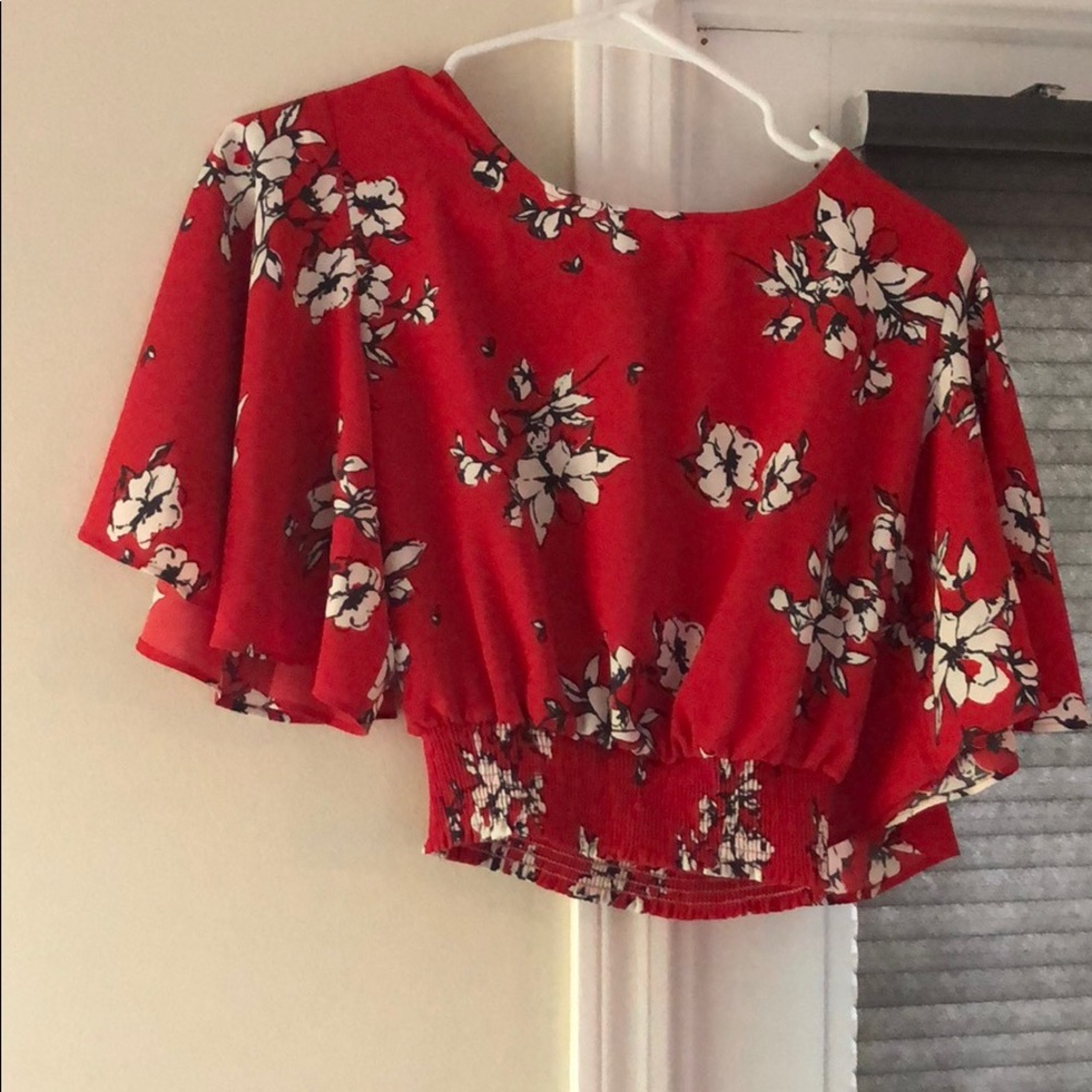 Abercrombie and Fitch floral top-